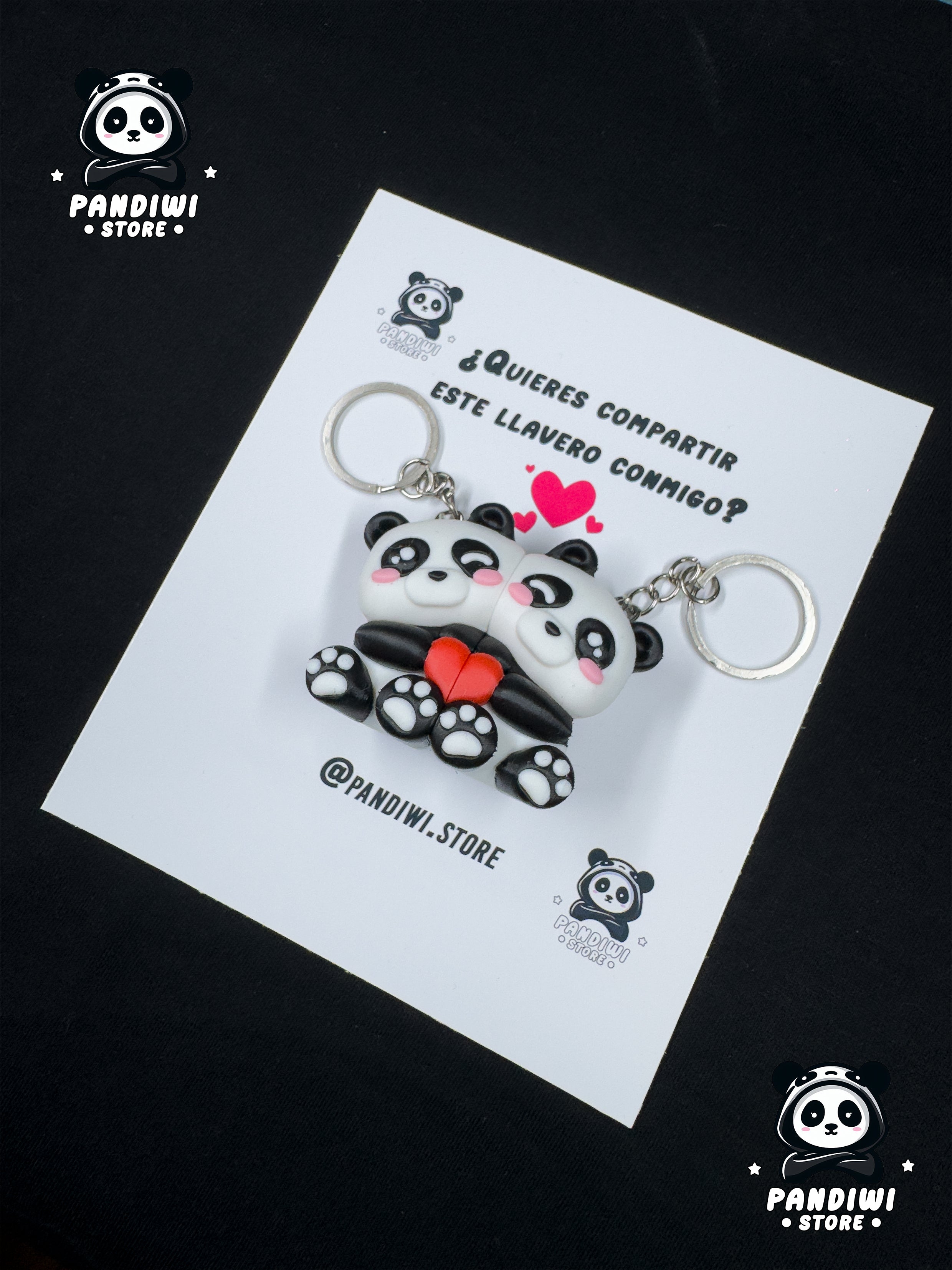 Llavero de Panda 14 de Febrero!!